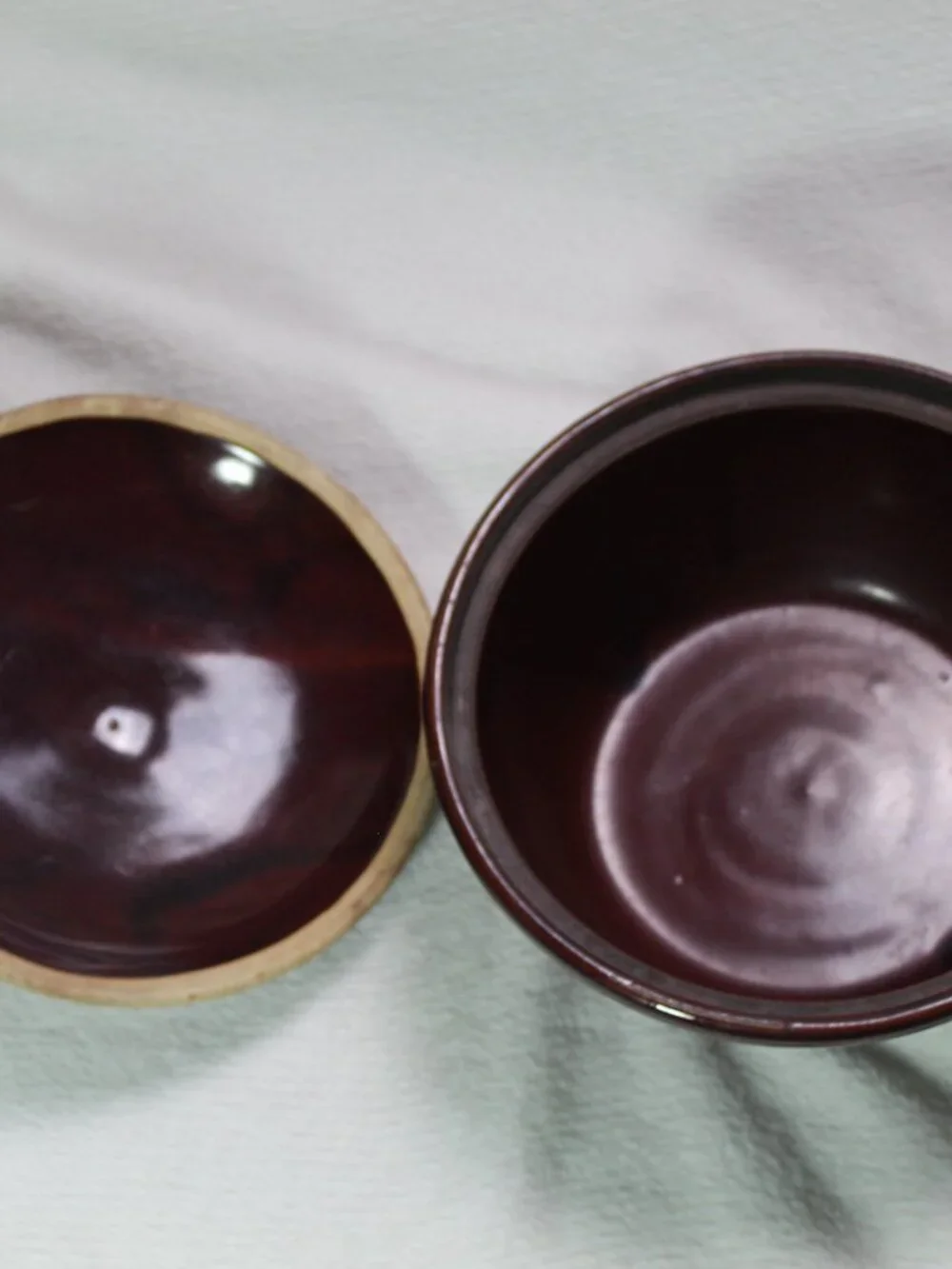 Vintage Marcrest Stoneware Brown Daisy Dot Ovenproof Dish Pot Lid Dutch 8